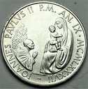 Watykan 1987 1000 Lirów Jan Paweł II SREBRO