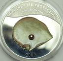Palau 5 dolarów 2007 Marine Life Protection SREBRO