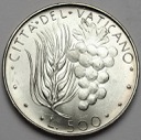 Watykan 1975 500 lirów Paweł VI SREBRO