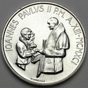 Watykan 1991 1000 lirów Jan Paweł II SREBRO