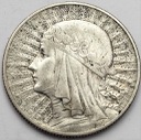 5 zł złotych 1932 Głowa kobiety, Polonia, babka