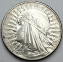 10 zł złotych 1932 Głowa kobiety, babka, Polonia