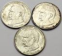 LOT 3 x 50000 zł 1988 Piłsudski INWESTYCJA SREBRO