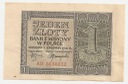 1941 1 zł Jeden Złoty, seria AD