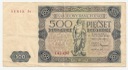 1947 500 zł złotych, seria S4 RZADKI