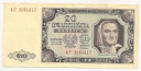 1948 20 zł Dwadzieścia Złotych, seria KF