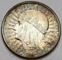 2 zł złote 1933 Głowa kobiety, ŁADNA