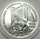 300000 zł złotych 1994 Powstanie Warszawskie