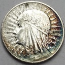 5 zł złotych 1932 Głowa kobiety, Polonia, babka