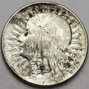 5 zł złotych 1934 Głowa kobiety, Polonia, babka