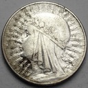 10 zł złotych 1933 Głowa kobiety, babka, Polonia