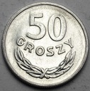 50 gr, pięćdziesiąt groszy 1949 Aluminium
