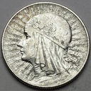 5 zł złotych 1933 Głowa kobiety, Polonia, babka