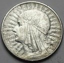 10 zł złotych 1932 Głowa kobiety, babka, Polonia