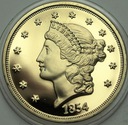Replika USA 20 Dolarów 1854