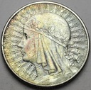 10 zł złotych 1932 Głowa kobiety, babka, Polonia