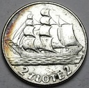 2 zł złote 1936 Żaglowiec Statek
