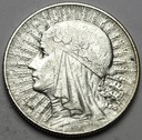 5 zł złotych 1934 Głowa kobiety, Polonia, babka
