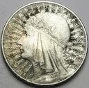 10 zł złotych 1933 Głowa kobiety, babka, Polonia