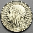 5 zł złotych 1933 Głowa kobiety, Polonia, babka
