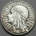 5 zł złotych 1932 Głowa kobiety, Polonia, babka