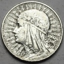 5 zł złotych 1932 Głowa kobiety, Polonia, babka