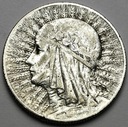 5 zł złotych 1932 Głowa kobiety, Polonia, babka