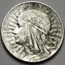 5 zł złotych 1933 Głowa kobiety, Polonia, babka