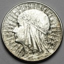 5 zł złotych 1934 Głowa kobiety, Polonia, babka