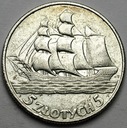 5 zł złotych 1936 Żaglowiec Żaglówka Statek