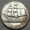 2 zł złote 1936 Żaglowiec Statek