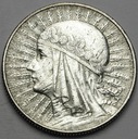 5 zł złotych 1932 Głowa kobiety, Polonia, babka