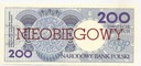 NIEOBIEGOWY 200 zł złotych 1990 KRAKÓW seria D