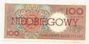 NIEOBIEGOWY 100 zł złotych 1990 POZNAŃ seria A