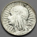 5 zł złotych 1932 Głowa Kobiety ZNAK, ZE ZNAKIEM