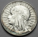 5 zł złotych 1933 Głowa kobiety, Polonia, babka