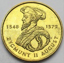 2 zł, złote 1996 Zygmunt II August ŁADNY