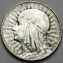 5 zł złotych 1933 Głowa kobiety, Polonia, babka