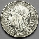 5 zł złotych 1932 Głowa kobiety, Polonia, babka