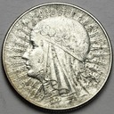 5 zł złotych 1934 Głowa kobiety, Polonia, babka