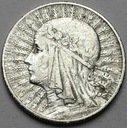 5 zł złotych 1932 Głowa kobiety, Polonia, babka