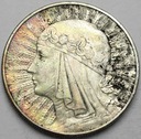 10 zł złotych 1933 Głowa kobiety, babka, Polonia