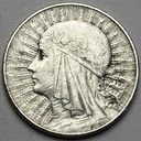 5 zł złotych 1934 Głowa kobiety, Polonia, babka
