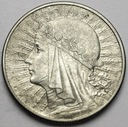10 zł złotych 1932 Głowa kobiety, babka, Polonia