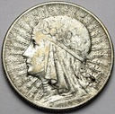 5 zł złotych 1932 Głowa kobiety, Polonia, babka