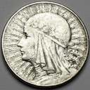 5 zł złotych 1933 Głowa kobiety, Polonia, babka