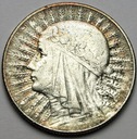 5 zł złotych 1934 Głowa kobiety, Polonia, babka