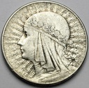 10 zł złotych 1932 Głowa kobiety, babka, Polonia