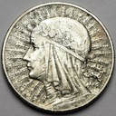 5 zł złotych 1932 Głowa kobiety, Polonia, babka
