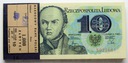 Paczka 100 x 10 zł złotych 1982 Bem seria L